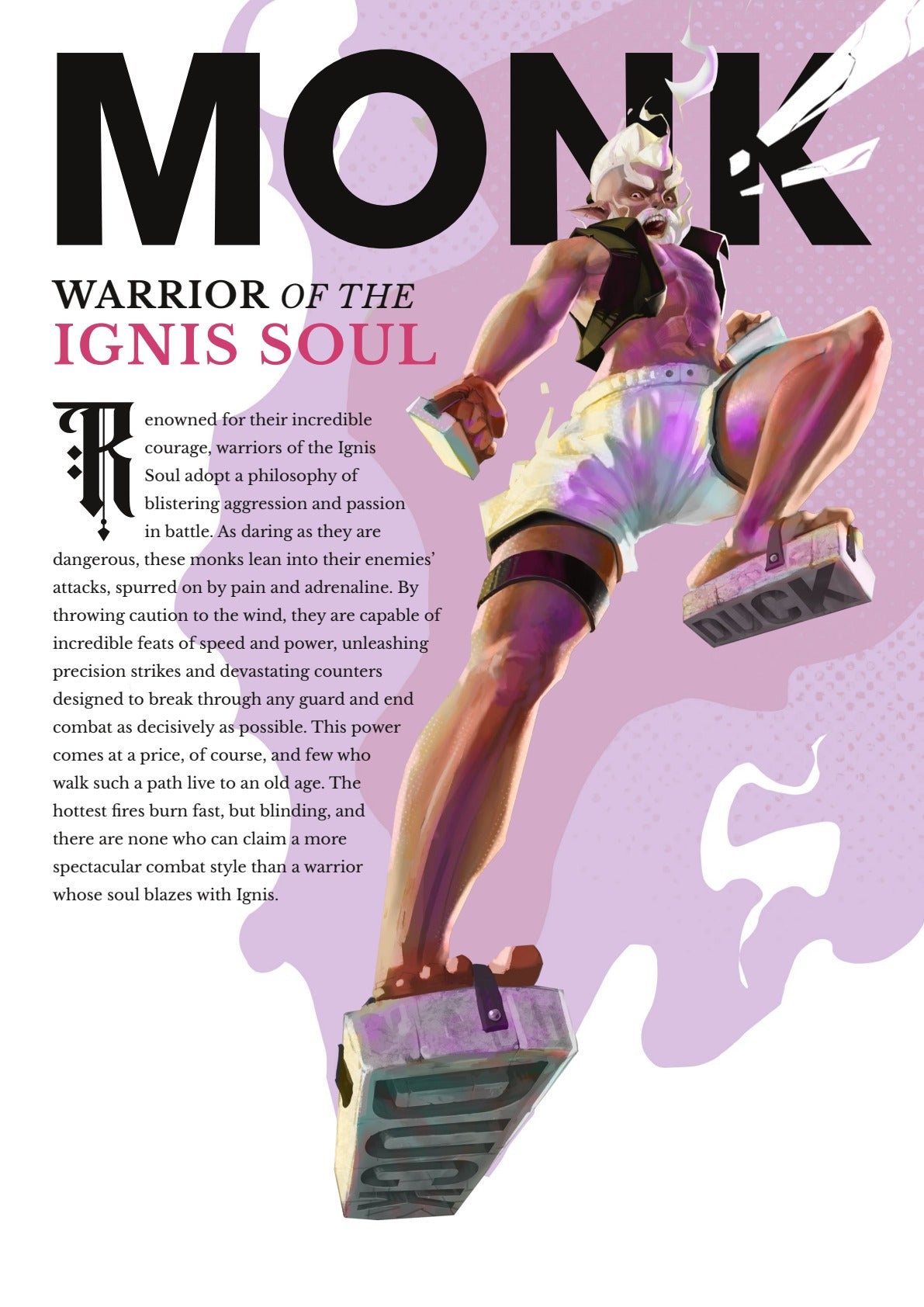 Subclass - Warrior of the Ignis Soul Monk