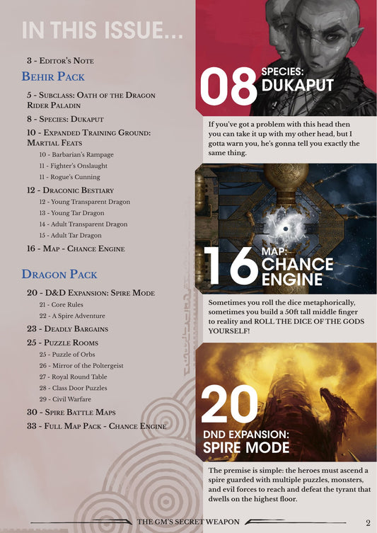 Magazine - The GM's Secret Weapon - Issue #55