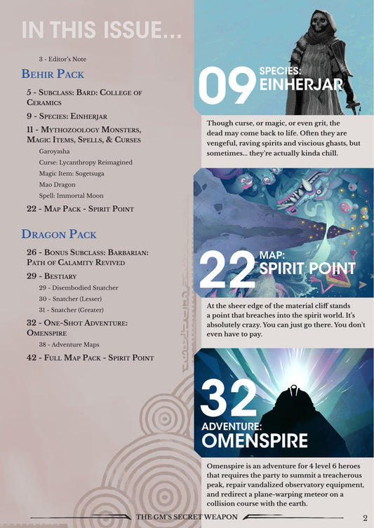 Magazine - The GM's Secret Weapon - Issue #50
