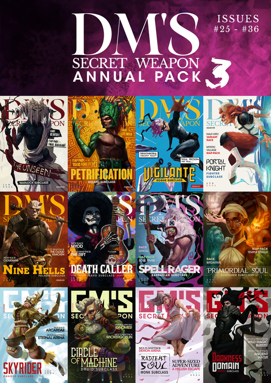 Colossal D&D Expansion! GM's Secret Weapon #25-36 MULTI PACK