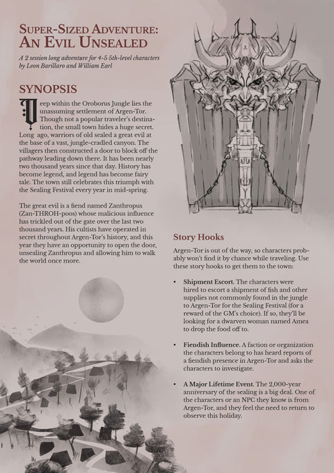 Adventure - An Evil Unsealed