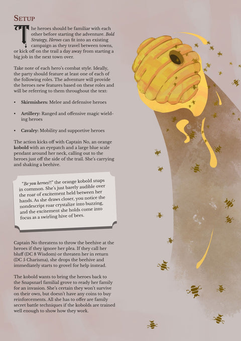 Adventure - Bold Strategy, Heros