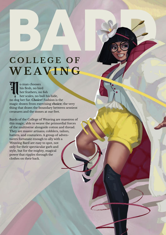 Subclass - College of Weaving Bard