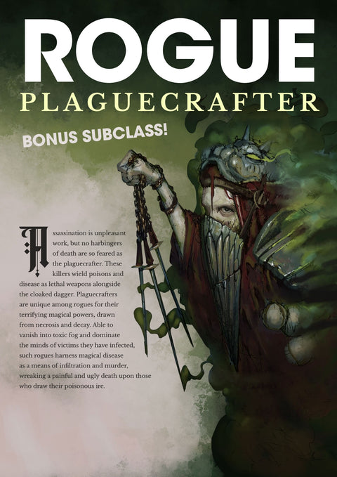 Subclass - Plaguecrafter Rogue