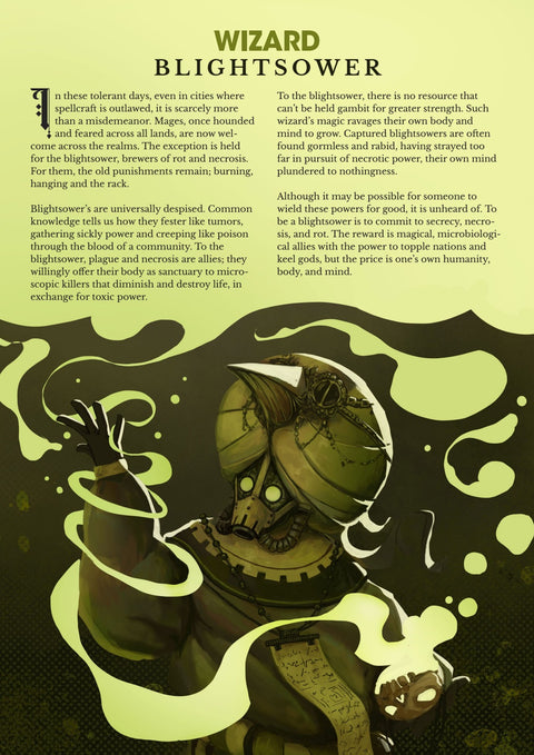 Subclass - Blightsower Wizard