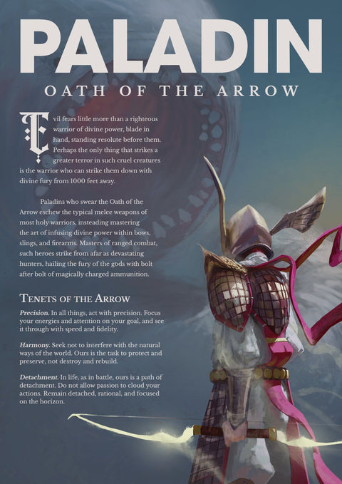 Subclass - Oath of the Arrow Paladin