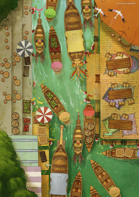 Map - Floating Market