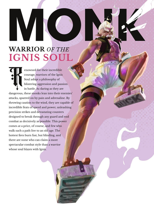 Subclass - Warrior of the Ignis Soul Monk