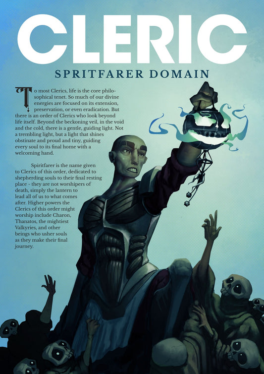 Subclass - Spiritfarer Domain Cleric