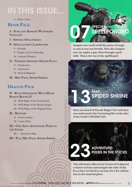 Magazine - The GM's Secret Weapon - Issue #37