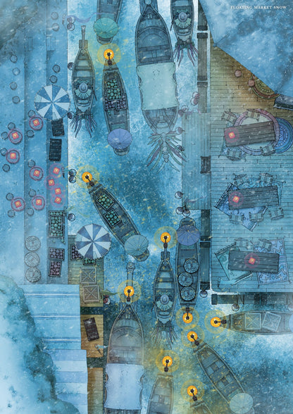 Map - Floating Market