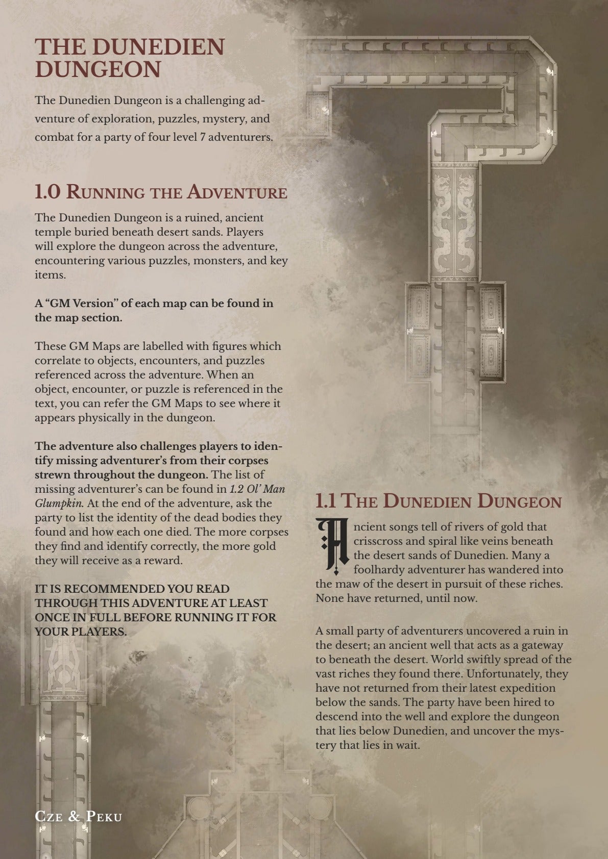 Adventure - The Dunedien Dungeon