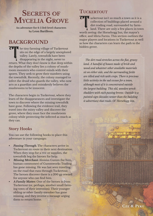 Adventure - The Secret of Mycelia Grove