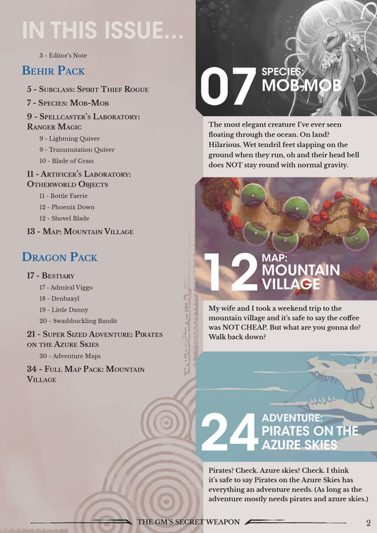 Magazine - The GM's Secret Weapon - Issue #42