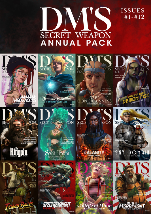 Colossal D&D Expansion! GM's Secret Weapon #1-12 MULTI-PACK