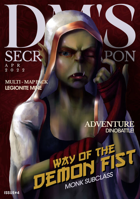 Way of the Demon Fist Monk! Digital Magazine Issue #4